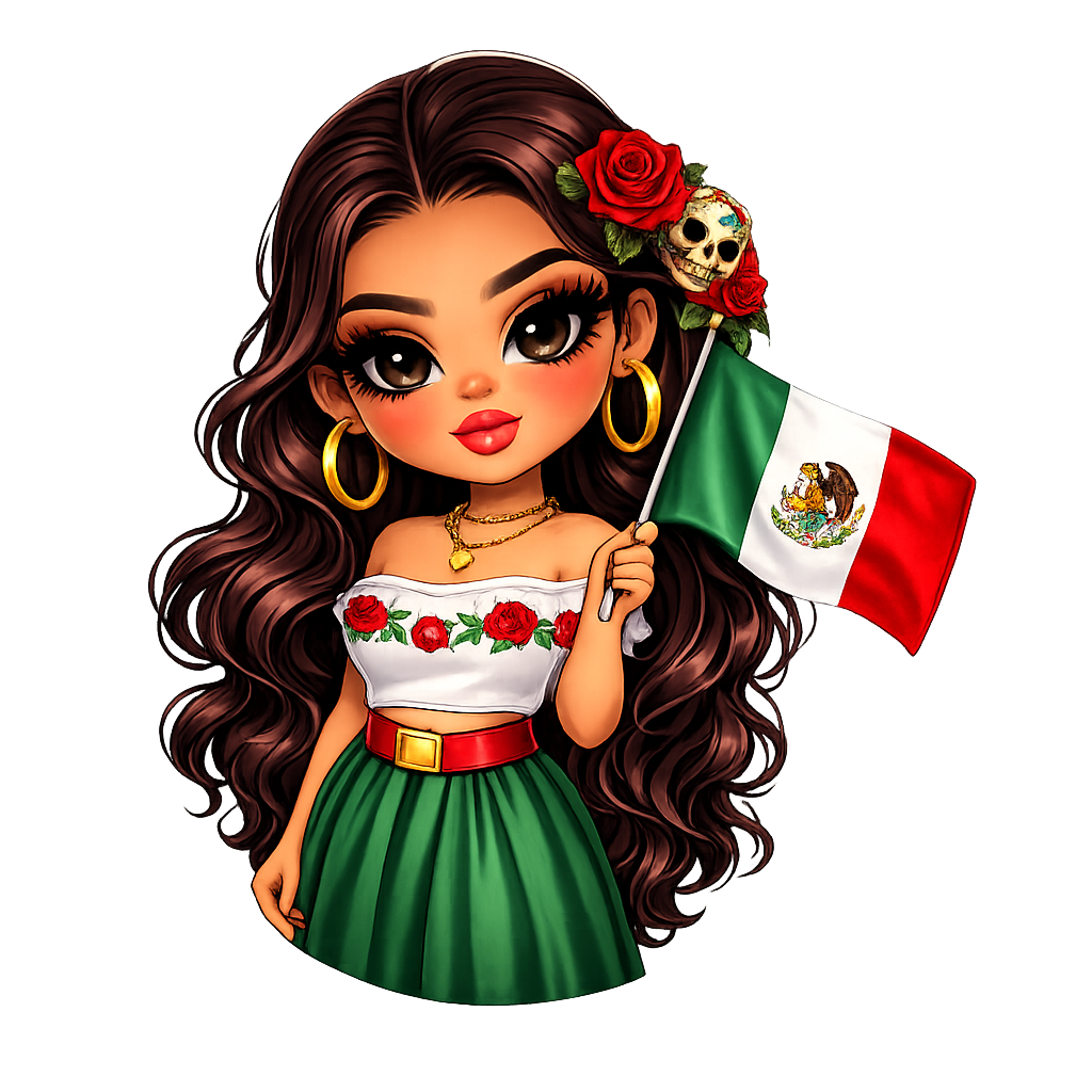 Latina Pride Doll Tshirts